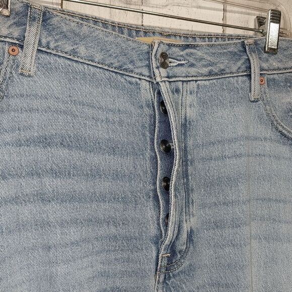 Maurices 20W Cheeky Taper Ankle Jeans Distressed High Rise Curvy Fit - Picture 4 of 9